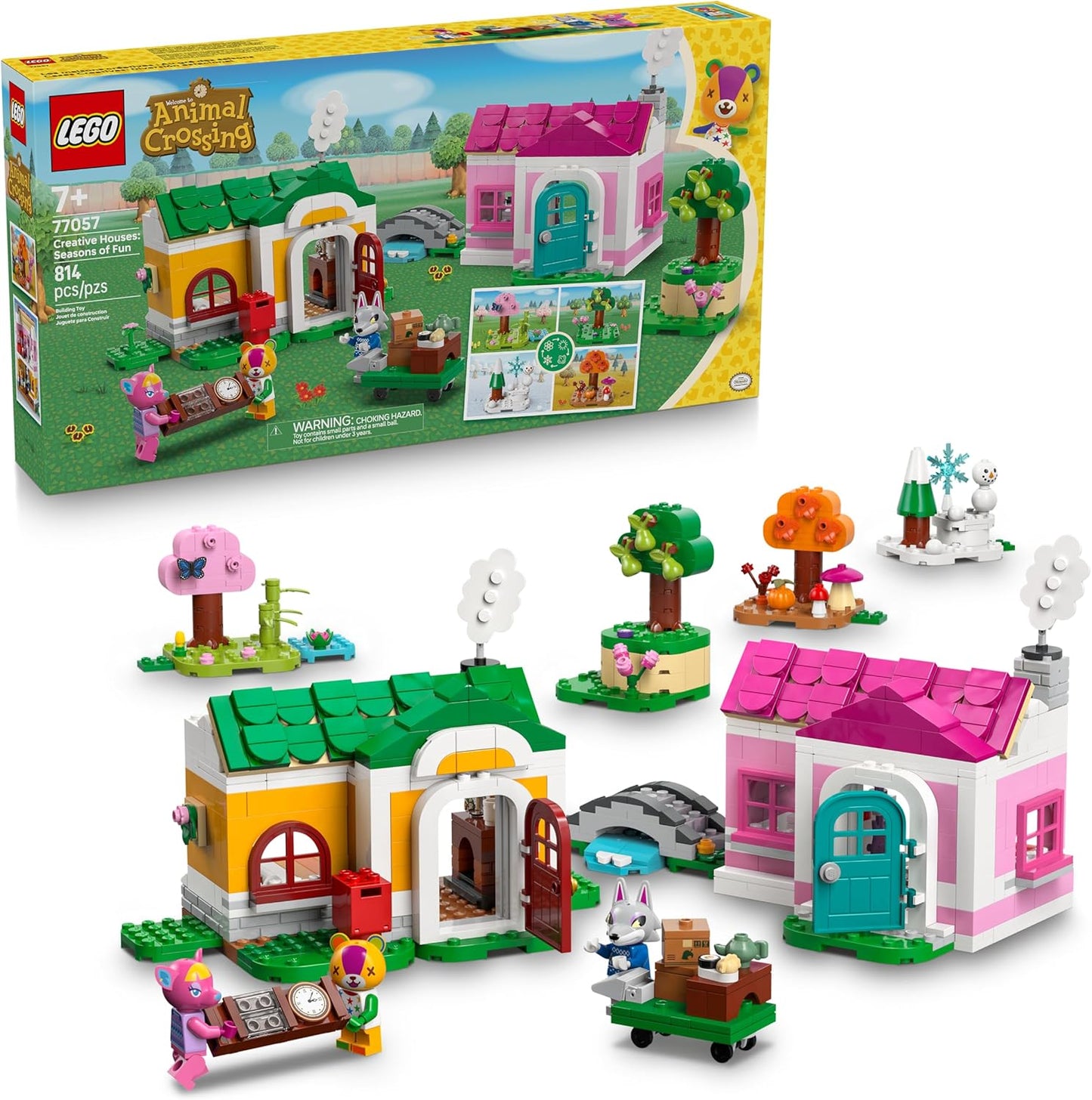 LEGO Animal Crossing Creative Houses Building Toy for Kids