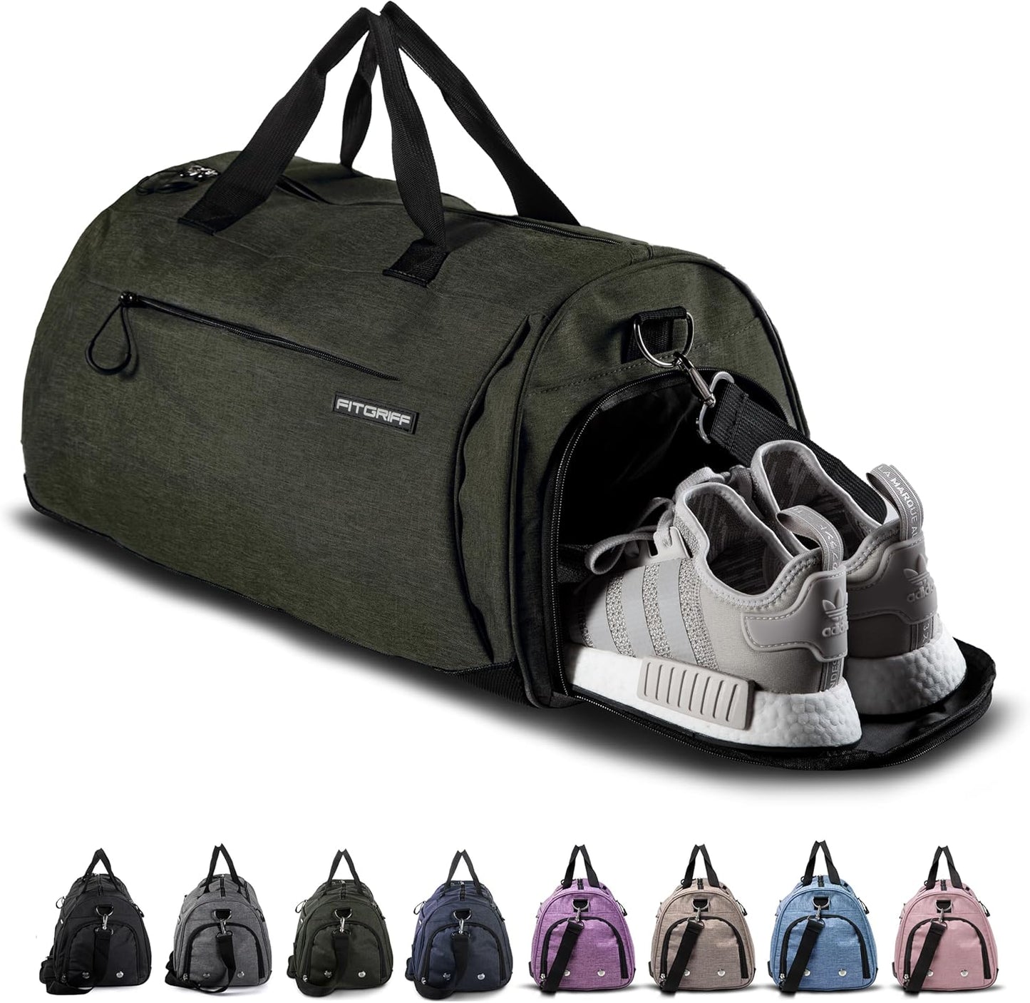 Fitgriff Gym Bag for Men & Women - Duffle Bag for Travel