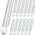 JESLED 8ft LED Tube Light T8/T10/T12 Single Pin FA8 - Super Bright