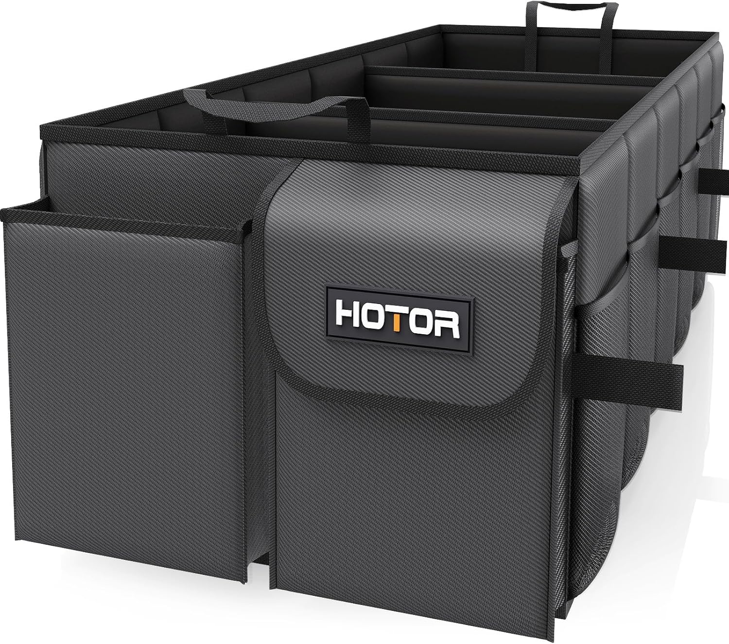 HOTOR Foldable Trunk Organizer - Spacious 3-Compartment Design