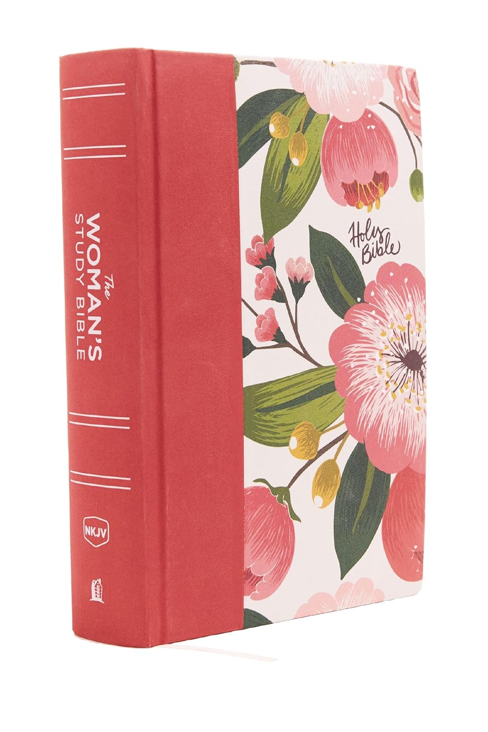 NKJV Woman's Study Bible in Pink Floral for Hope and Balance