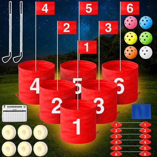Portable LED Golf Yard Game Set - Fun Anywhere!