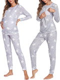 Ekouaer Maternity & Nursing Thermal Underwear Set for Comfort