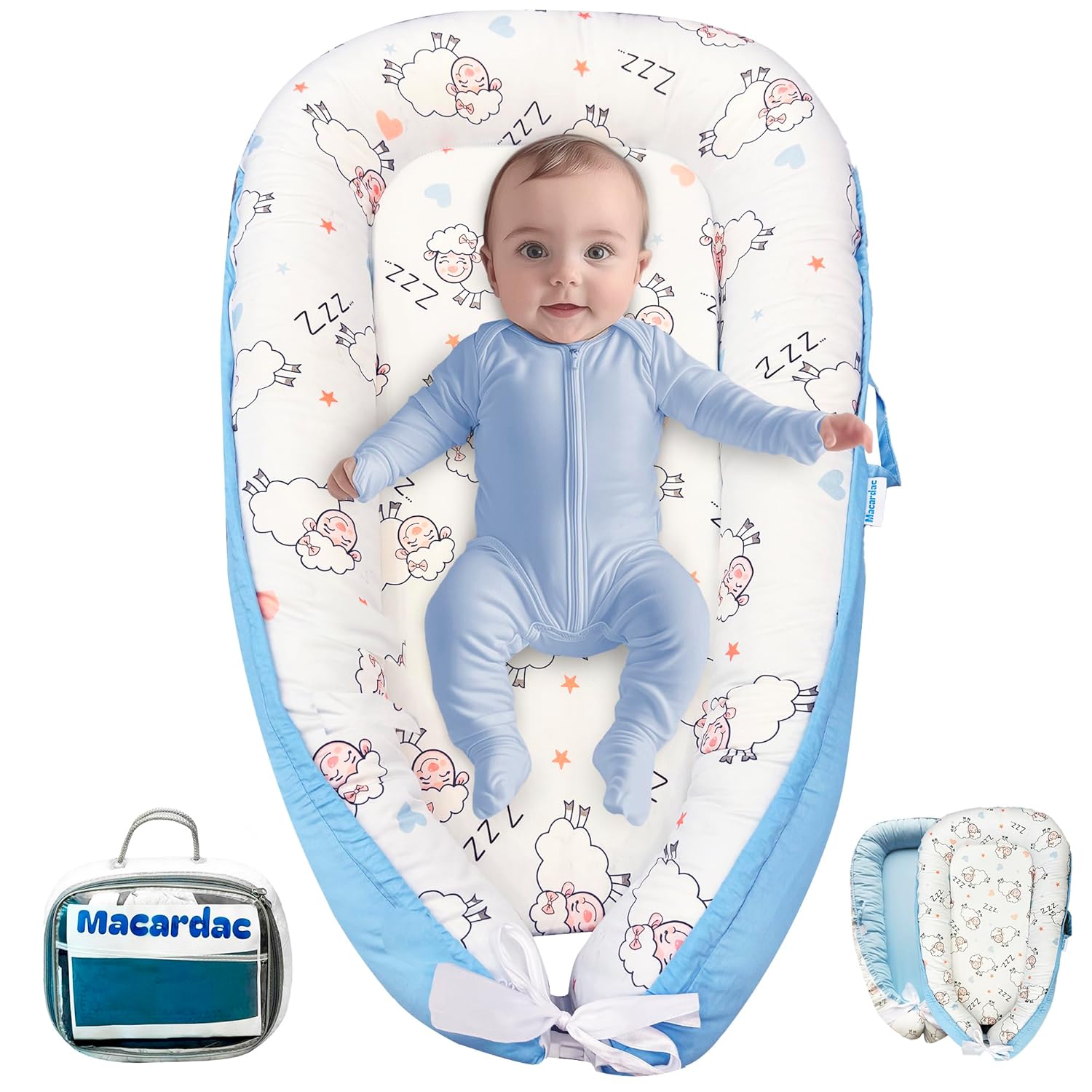 Macardac Baby Lounger: Snuggle in Softness