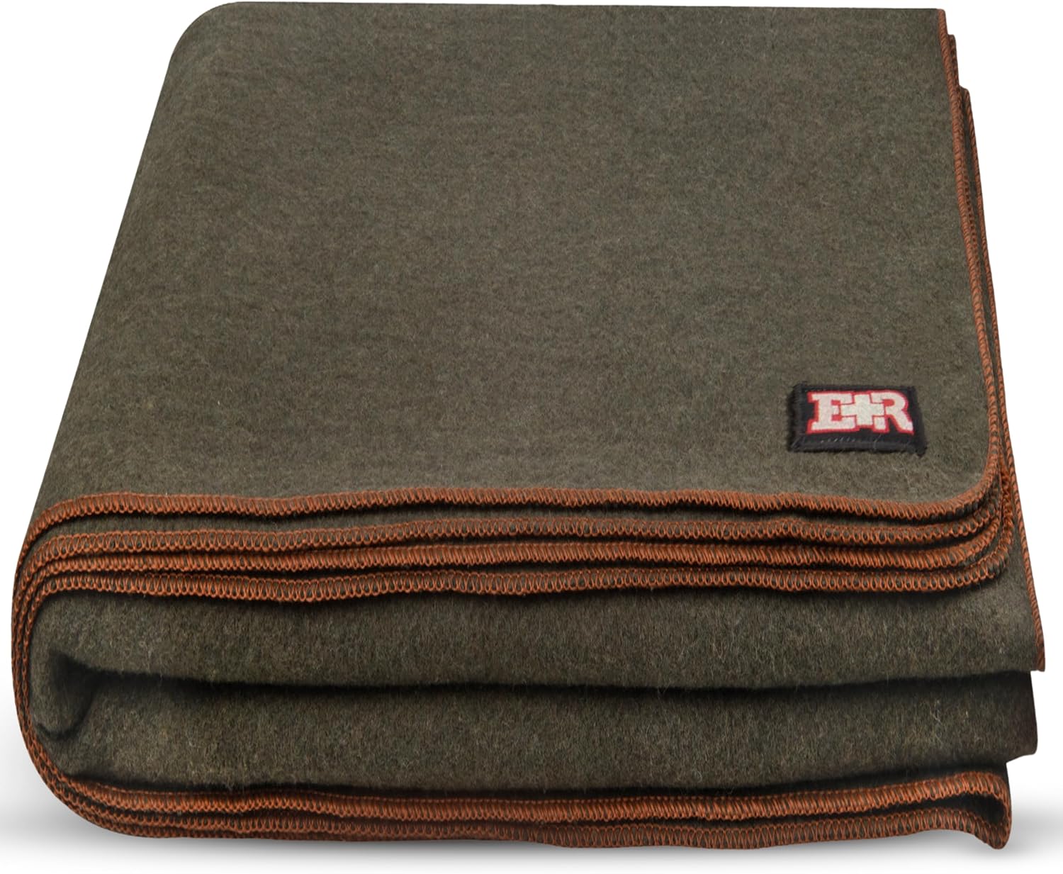 Military Wool Blanket - Durable, Washable, Perfect for Outdoors