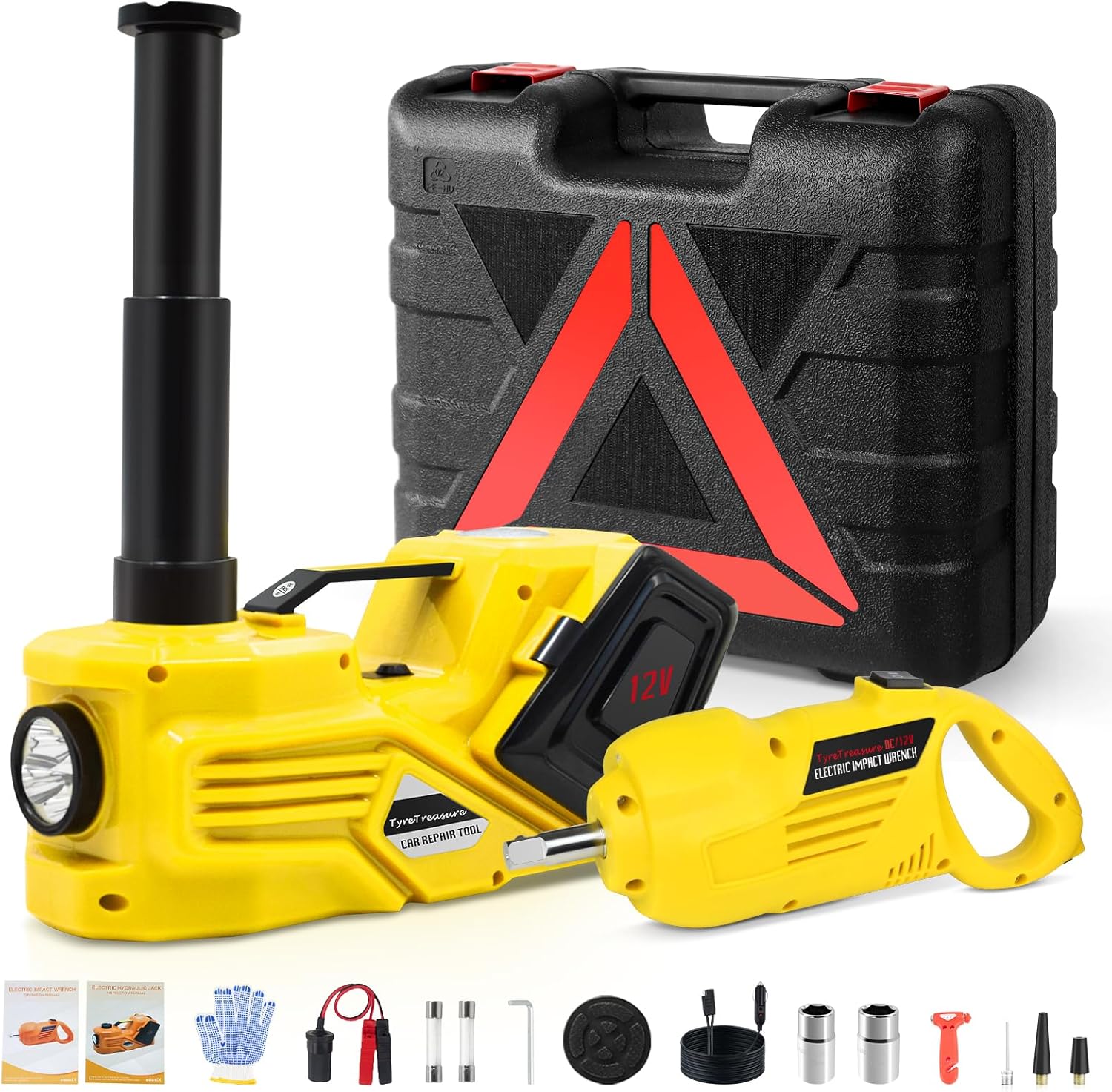ZAISHANG Electric Car Jack Kit 5 Ton for Quick Tire Changes