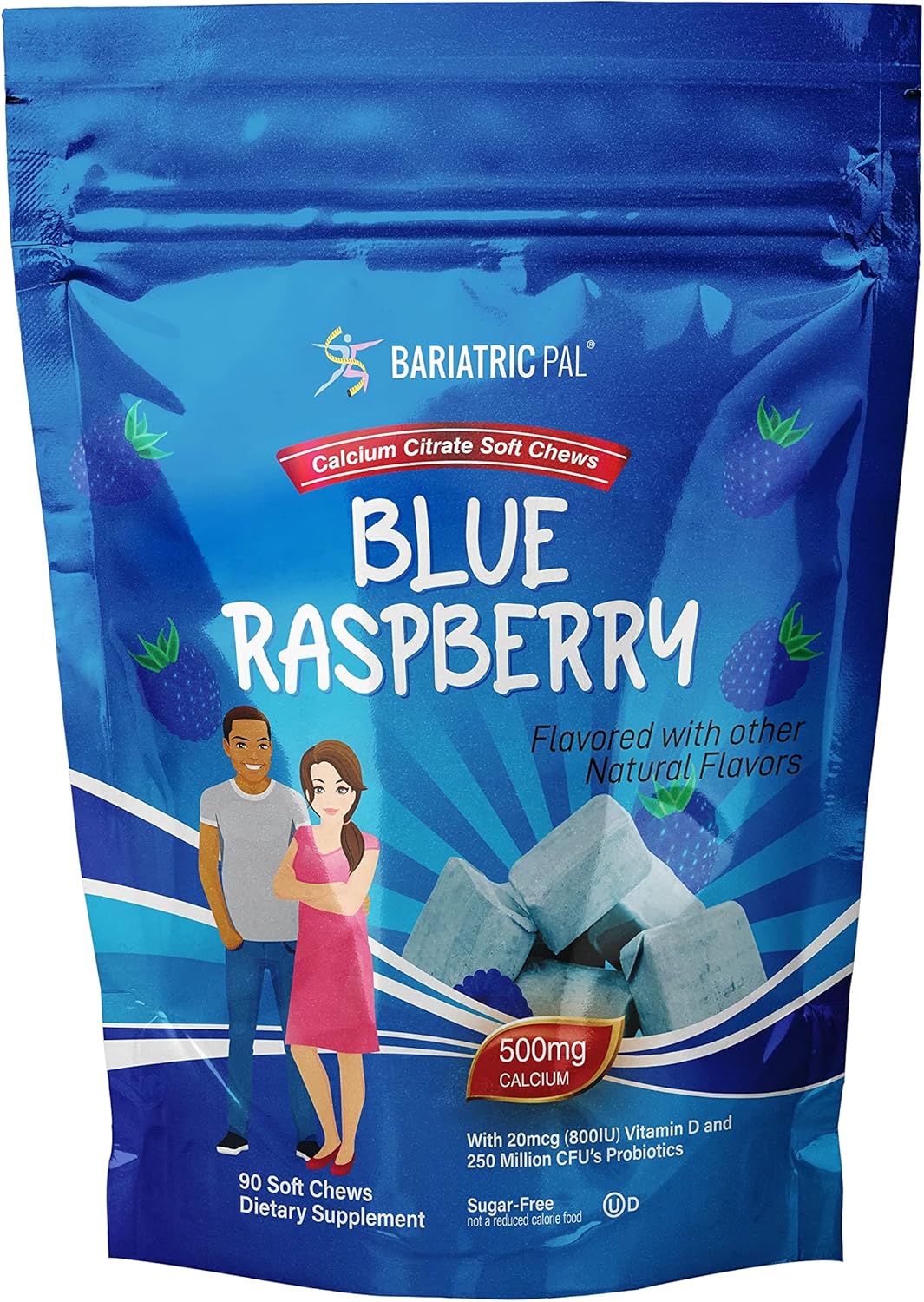 BariatricPal Sugar-Free Calcium Citrate Soft Chews for Health