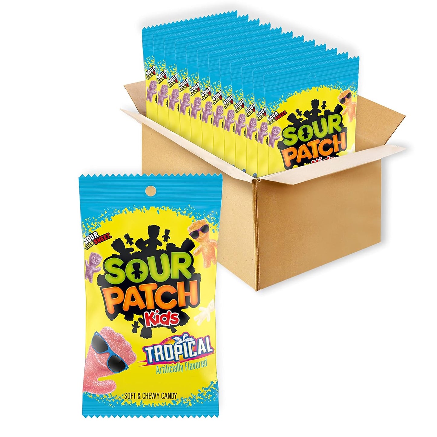 Sour Patch Kids Tropical Soft & Chewy Candy in Bulk Packs