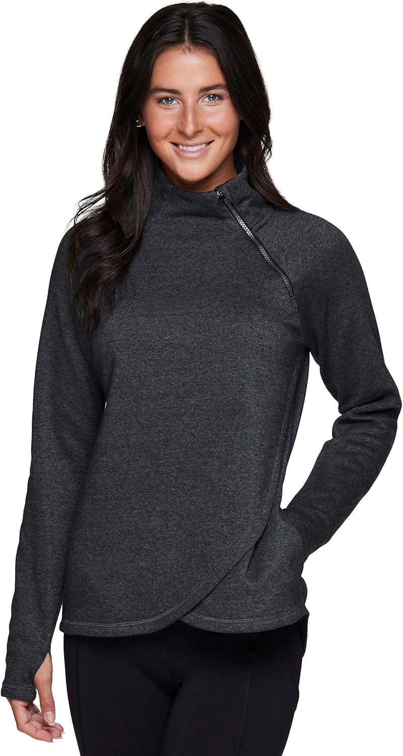 Cozy Fleece Pullover Sweatshirt for Women with Pockets 60ft