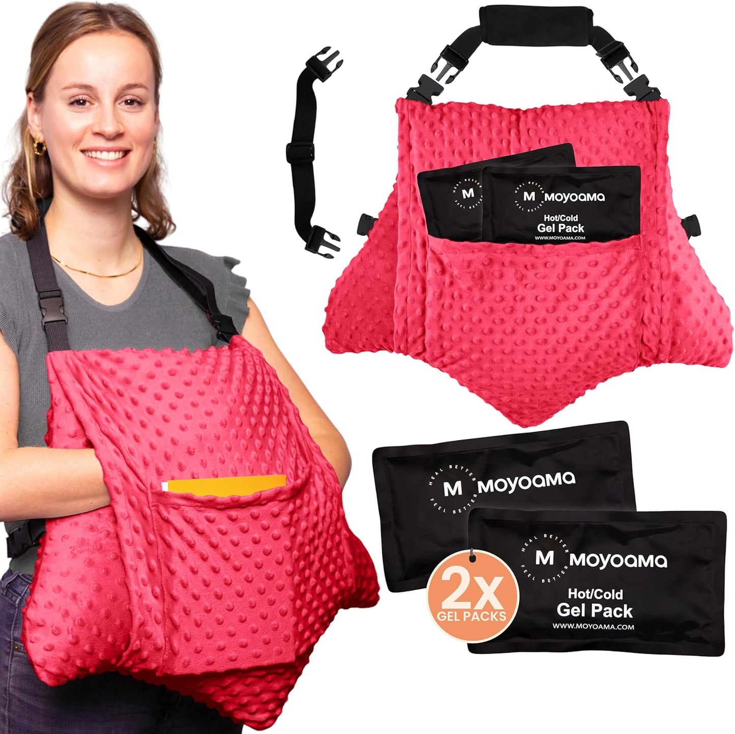 Hysterectomy Pillow Set with Gel Packs for Recovery Support
