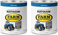 Rust-Oleum Farm & Implement Enamel Paint Quart 2-Pack - Ford Blue