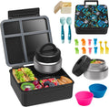 Bento Lunch Box with 9.5 oz Soup Thermo - Kids Leakproof 4