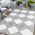 Waterproof Outdoor Rug 8x10ft - Foldable Reversible Patio Mat