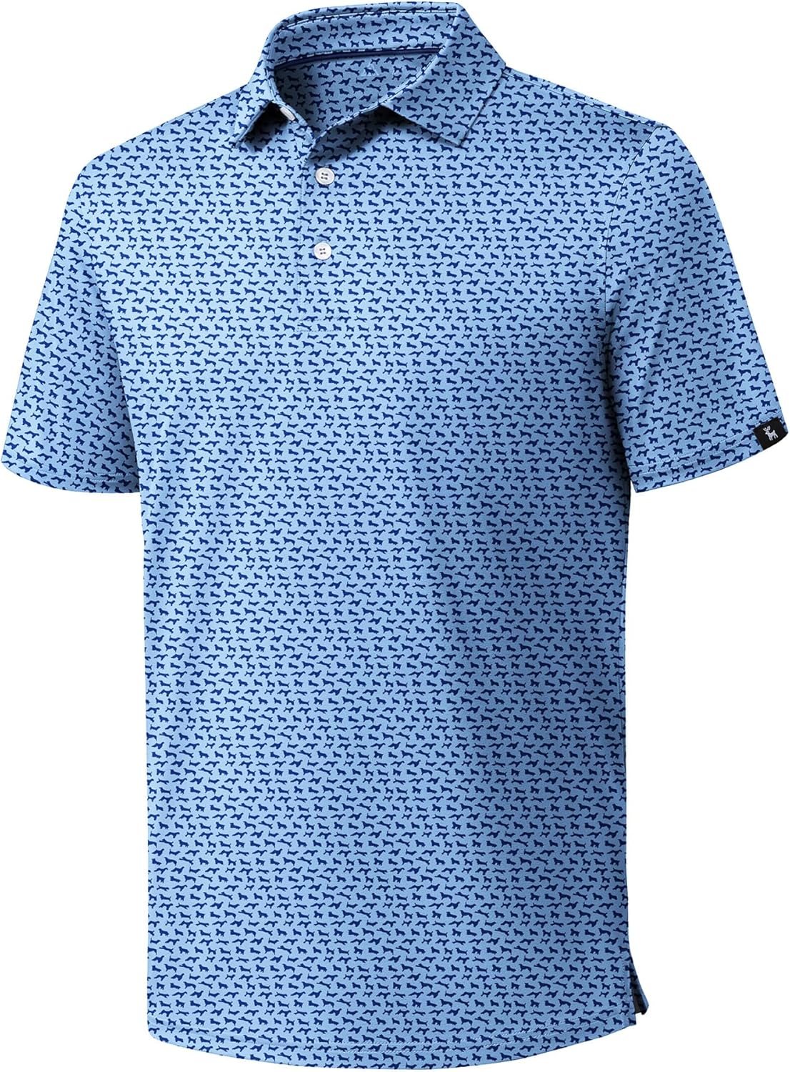 ZITY Golf Shirts for Men Short Sleeve Print Polo Shirt Review