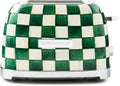 MACKENZIE-CHILDS 2-Slice Toaster, Emerald Check - Decorative Kitchen