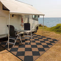 Outdoor Rug Waterproof 9x12 Reversible Plastic Straw Patio Rug