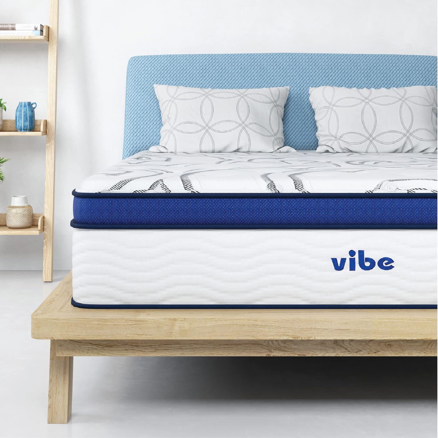 Vibe Quilted Hybrid Mattress - 12-Inch Gel Memory Foam Comfort