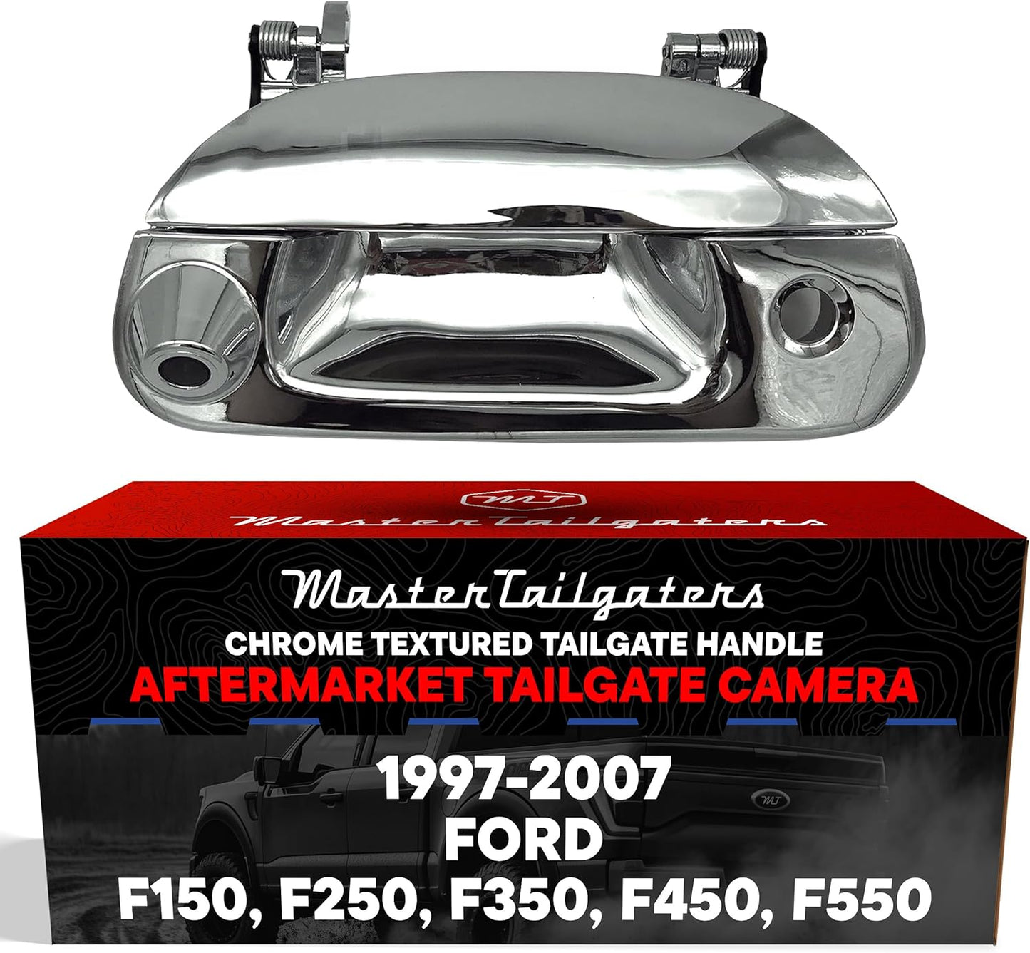 Master Tailgaters Chrome Tailgate Handle with Backup Camera