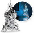 LED 3D Puzzle Tower Clock for Adults - Elegant Color-Changing Model