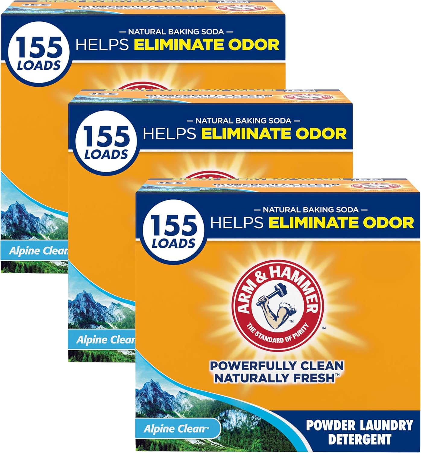 Arm & Hammer Powder Laundry Detergent - Alpine Clean 155 Loads