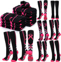 Foaincore Pink Ribbon Socks for Breast Cancer Awareness Events