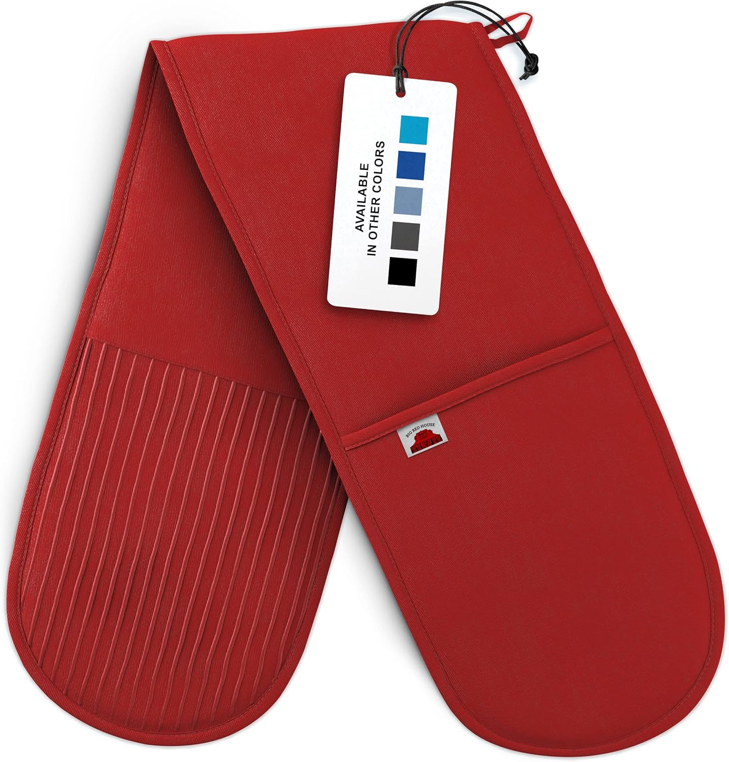 Professional Grade Double Oven Mitt - Heat Resistant