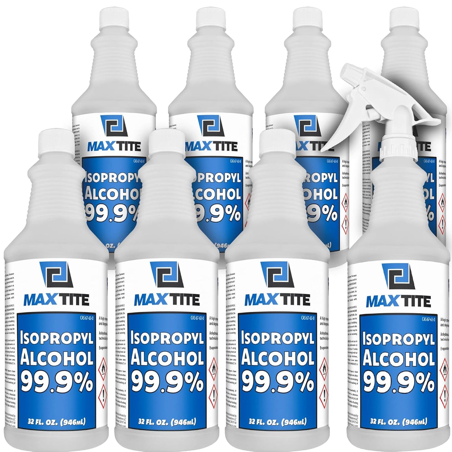 MaxTite 99.9% Isopropyl Alcohol for Electronics and Cleaning