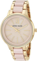 Anne Klein Women's Resin Bracelet Watch - Blush Pink & Gold
