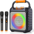 30W Portable Karaoke Machine w/ 2 Wireless Mics - Sing Your Heart Out Anywhere!