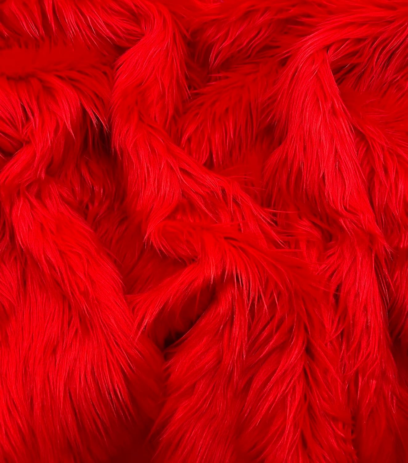 EOVEA Shaggy Faux Fur Fabric for Sewing, Crafts & Decor