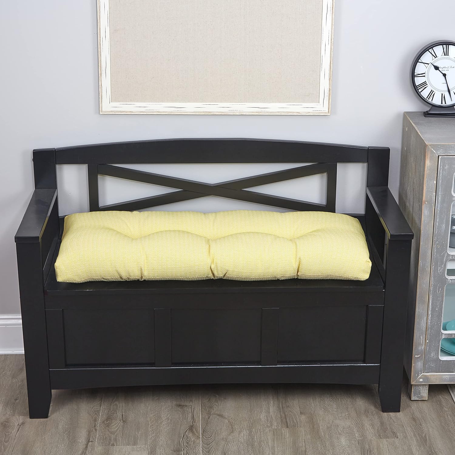 Klear Vu Non-Slip Tufted Bench Cushion for Indoor Furniture