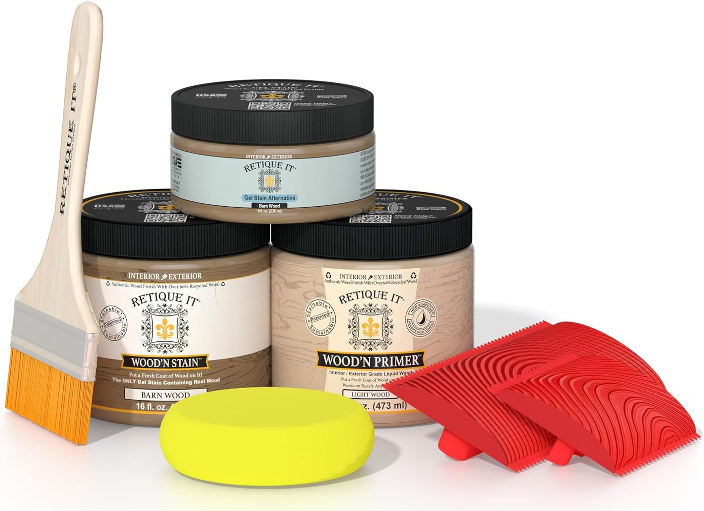 Retique It Wood Finish Multi-Purpose Kit for Stunning Results