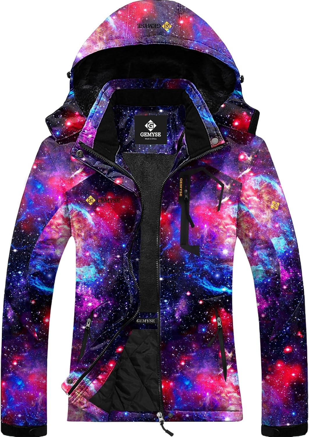 GEMYSE Women's Waterproof Ski Jacket - Stay Warm & Dry!