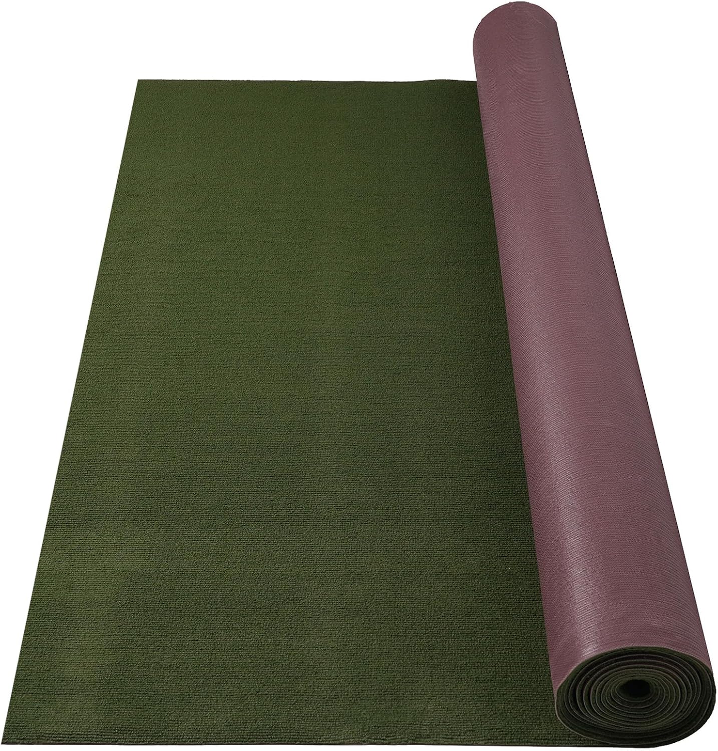 Marine Carpet 5 FT x 25 FT Olive Green for Indoor Outdoor Use
