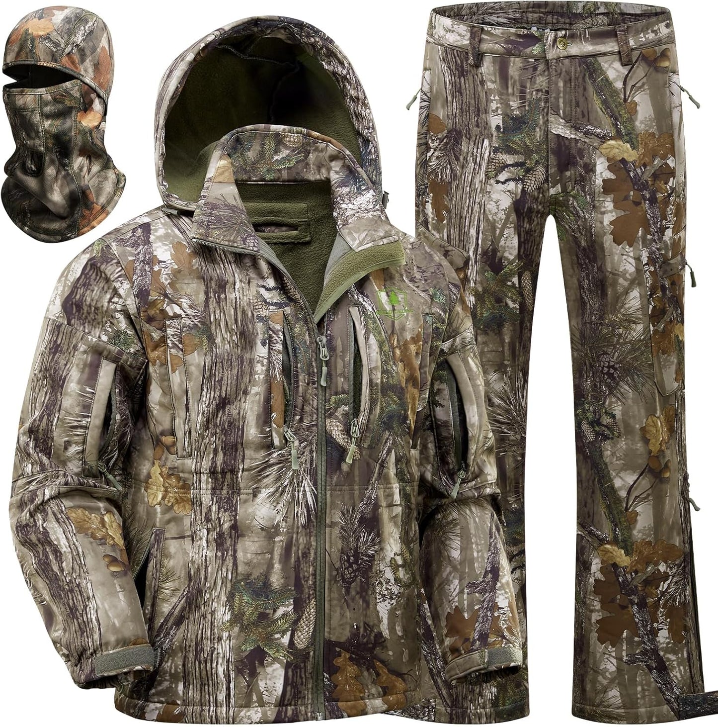 Men's Cold Weather Camo Hunting Suit for Stealthy Performance