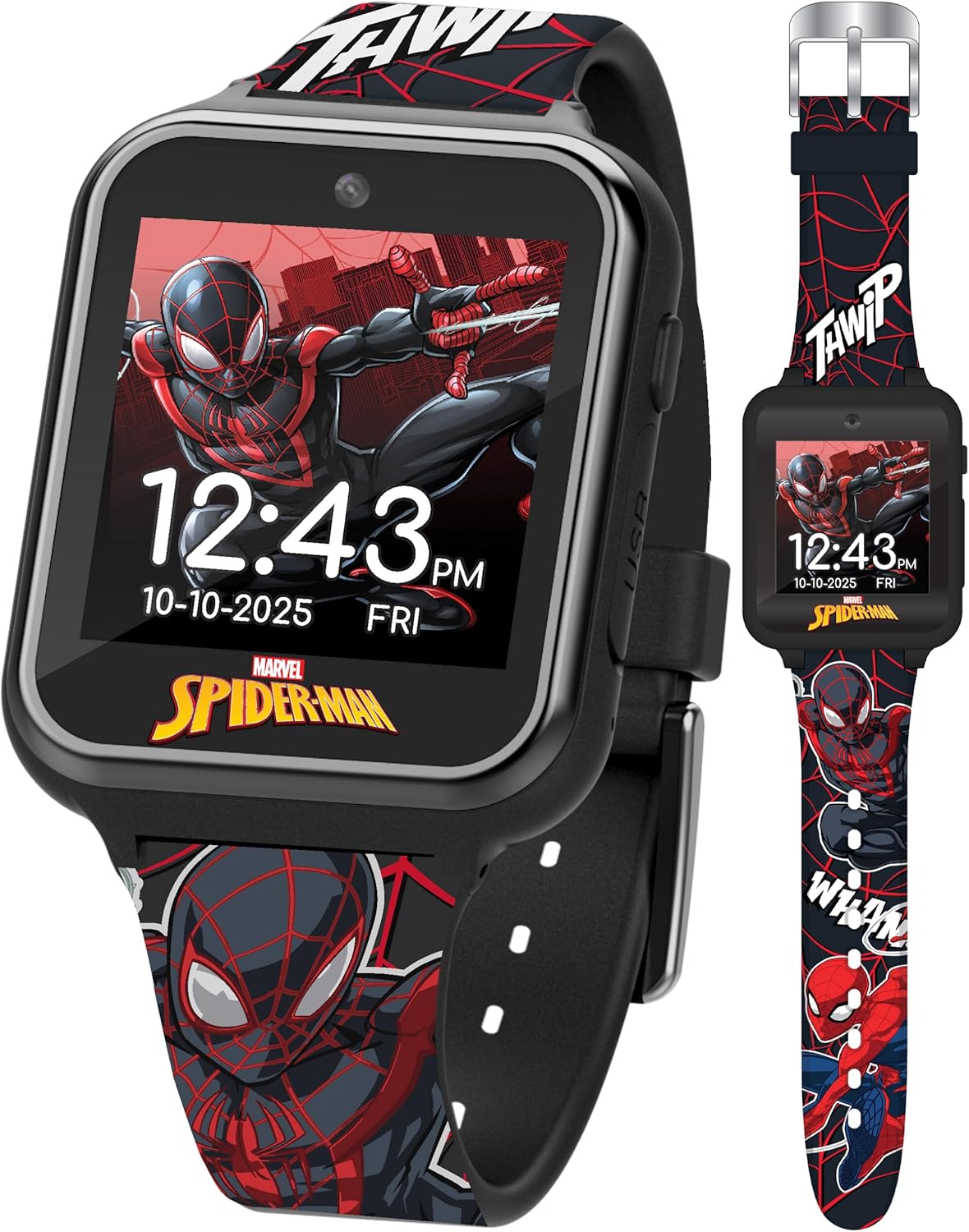 Marvel Spider-Man Kids Smart Watch with Touchscreen Features
