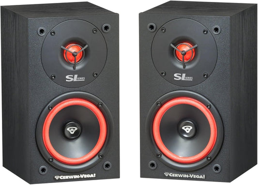 Cerwin Vega SL-5M Satellite Speakers - Crisp Sound, Set of 2