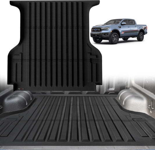 TripleAliners Truck Bed Mat for 2019-2023 Ford Ranger 5FT