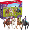 Schleich Horse Club Complete 40PC Rider Playset - Poseable Riders