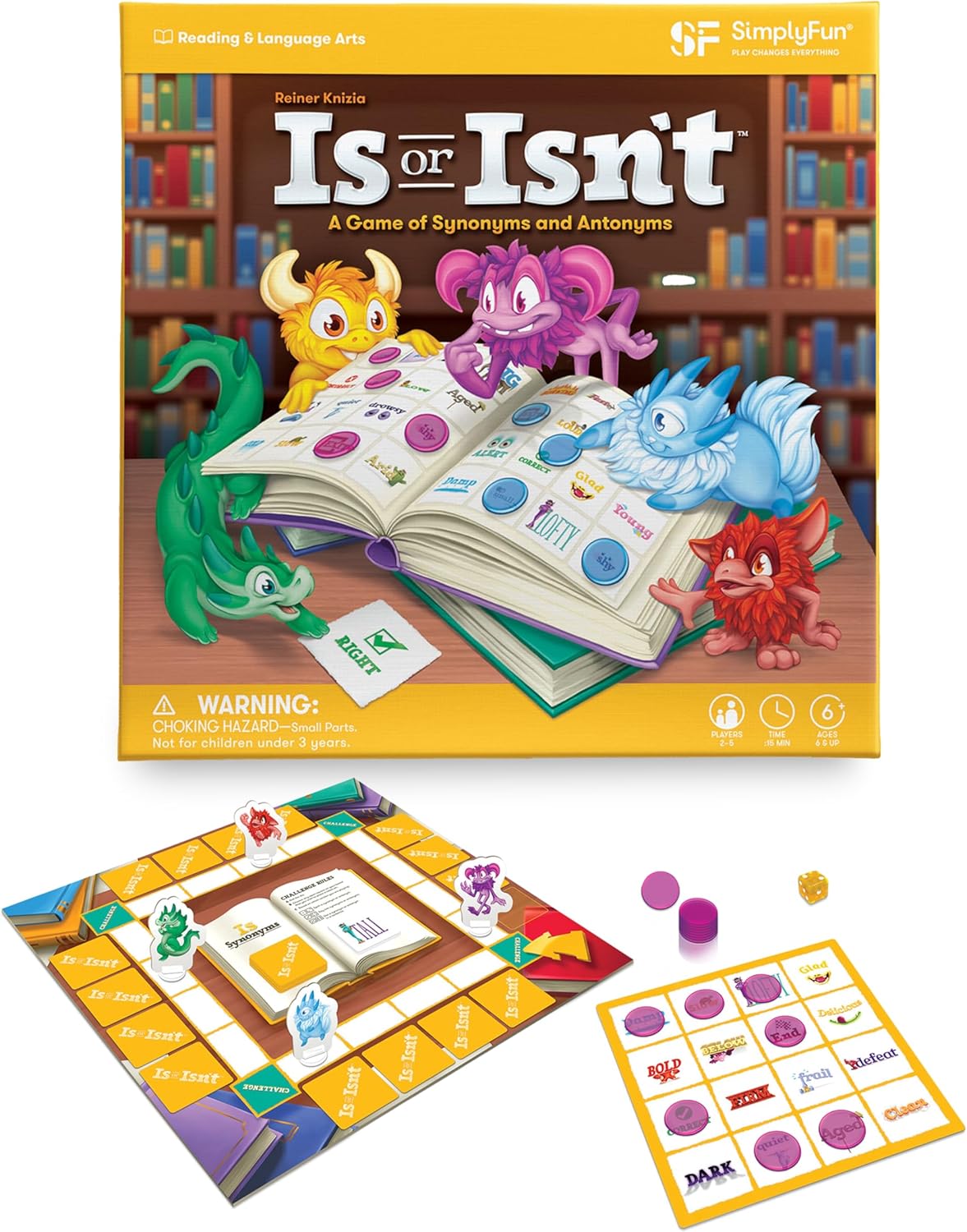 SimplyFun Is or Isnt - Fun Bingo Game for Vocabulary Skills