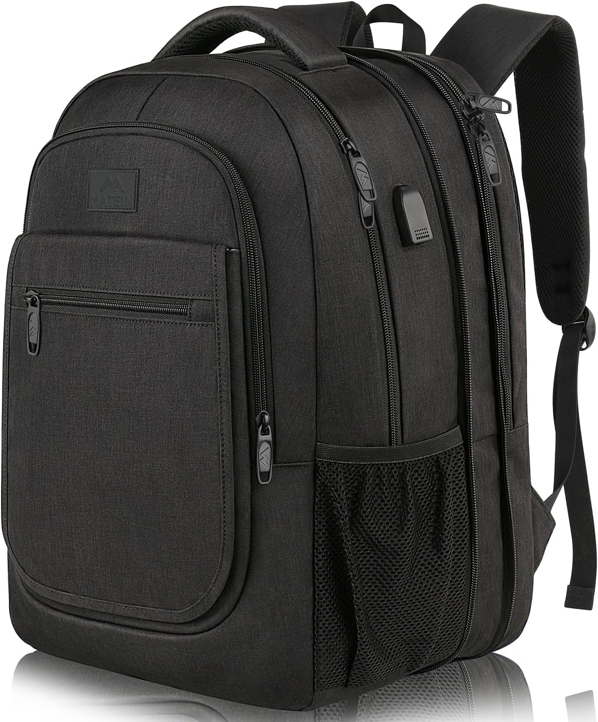 MATEIN College Large Travel Backpack with USB Charging Port
