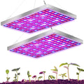 Diboys LED Grow Light Panel 45W 2 Pack - Full Spectrum for Seedlings