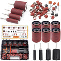187-Piece Sanding Drum Kit for Drill & Drill Press - Versatile