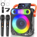 Karaoke Machine for Adults with 2 Wireless Mics - Powerful 30W Sound