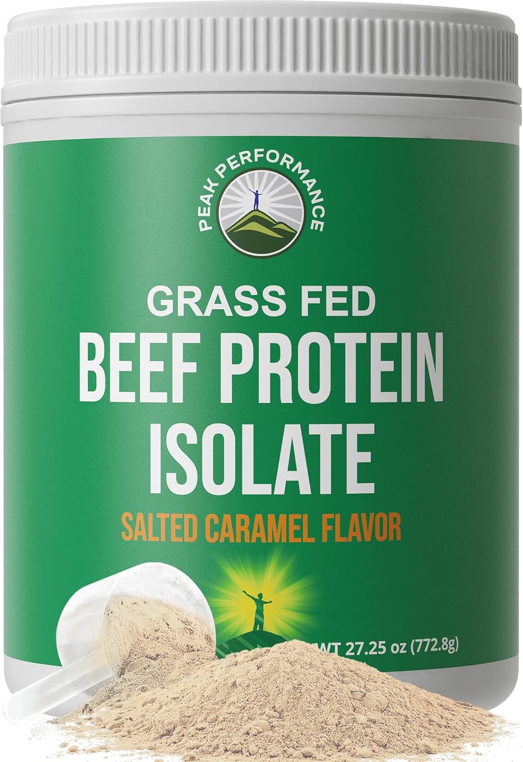 Grass Fed Beef Protein Powder for Muscle Building - Salted Caramel