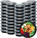 Meal Prep Containers 12 oz Round 300 Sets - Airtight Stackable