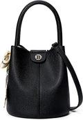 Small Crossbody Bag for Women Vegan Leather Mini Bucket - Compact Chic