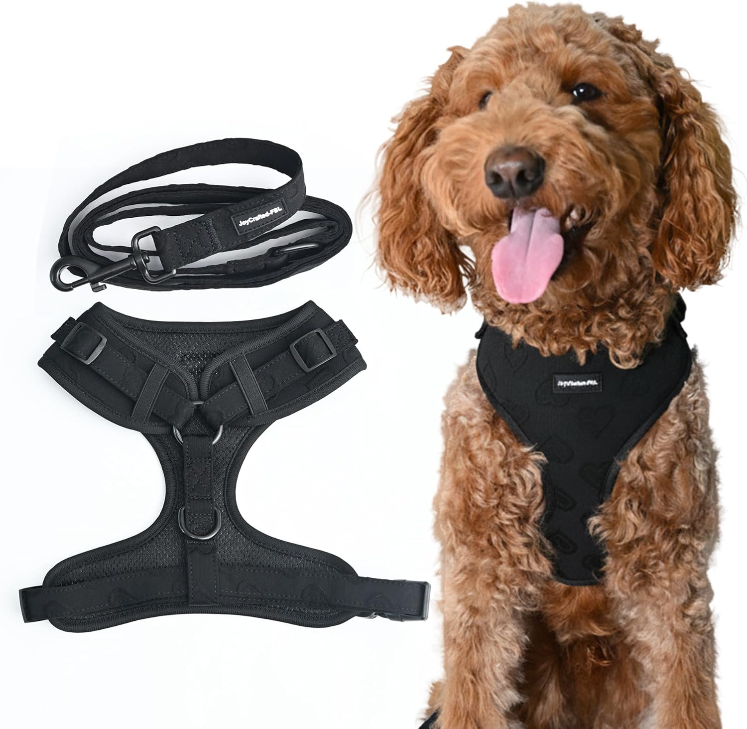 No-Pull, No-Choke Dog Harness & Leash Set for Stylish Walks