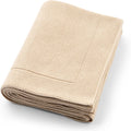 Knitted Organic Cotton Baby Blanket Swaddle - Soft 30ft x 40ft Fog