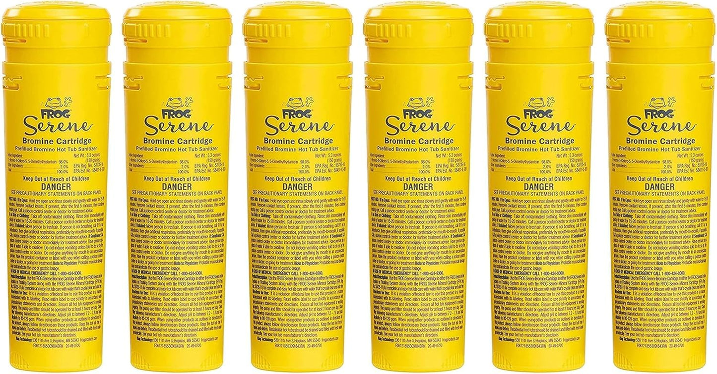 FROG Serene Bromine Cartridges for Easy Hot Tub Maintenance